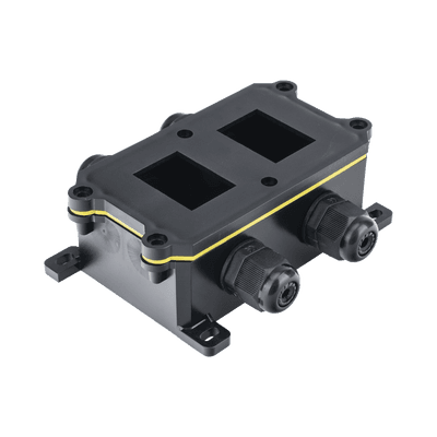 Caja de Plástico ABS/PA66 para Interruptores AccessPRO /  Compatible con los Interruptores APB-0 Series / IP65 / 4 Puertos de Conexión