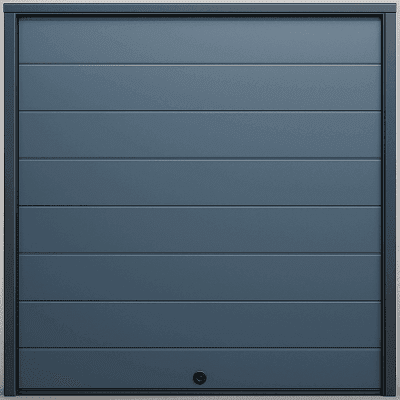 Puerta D / Garage D / Alta Calidad / Linea Central / Color GRIS /  acabdo DELUXE / 12X8 pies / AISLADA / Estilo Americana.