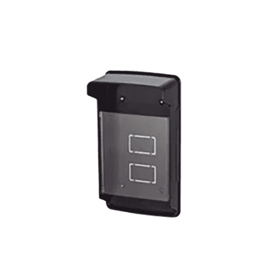 Carcasa Protectora Universal Color Negro con Tapadera de Acrílico / Medidas 245 × 143 × 83 mm / Compatible con Múltiples Modelos de Control de Acceso