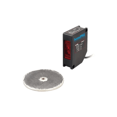 Detector fotoeléctrico de 16 m de alcance / Luz indicadora para alineación