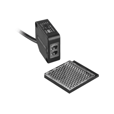 Detector fotoeléctrico de 7 m de alcance  / Luz indicadora para alineación