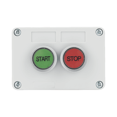 Botonera Doble Para Barreras Vehiculares, Operadores Corredizos y Abatibles.