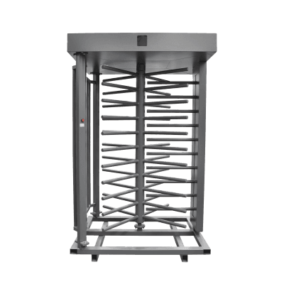 Torniquete Sencillo / Cuerpo Completo / Interior/Exterior / 100% Acero con Pintura Gris / EJE CENTRAL con Pintura Gris / Acabado de Lujo / Alto Tráfico