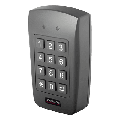 Teclado de Control de Acceso / 500 Usuarios / Lector de Proximidad Integrado / 3 Modos de Operación / Salida de Relevador Ajustable 1-99 s / Sensor Tamper Óptico