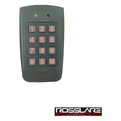 Lectora de Proximidad con Teclado / Salida Wiegand 26 Bits / Uso Exterior / Alcance 10 cm / LED Bicolor / 12 VCC
