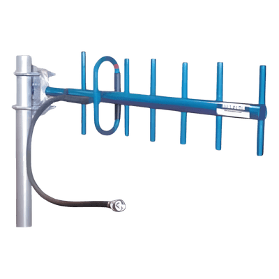 Antena Base Direccional Yagi / 7 Elementos / 890-960 MHz / 10 dBd / 23.75 pies / Resistencia Viento 125 mph