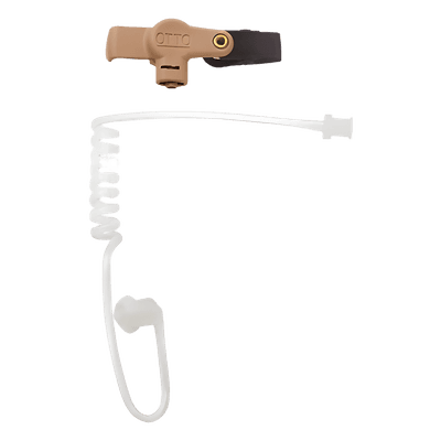Adaptador de Audio / Transductor de Voz Integrado / Compatible Auriculares y Earphones / Diseño Ergonómico Beige
