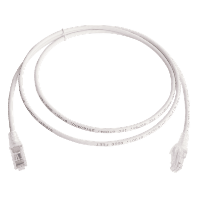 Patch Cord Cat6 UTP / 1.52 m (5 ft) / CM/LS0H / 26 AWG / Alta Densidad / Blanco