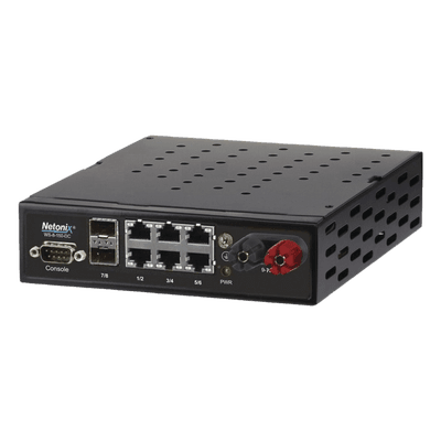 Switch WISP PoE pasivo Administrable de 8 puertos (6 PoE Gigabit + 2 SFP) entrada de 9-72 Vcc