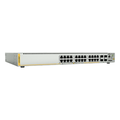 Switch PoE+ Administrable Capa 3, 24 Puertos 10/100/1000 Mbps + 4 SFP Gigabit, 370 W