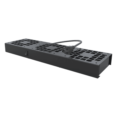 Kit de Ventiladores para Gabinete de Piso / 110 Vca / 12 x 12 cm / 1.56 ft Cable / Acero Calibre 18