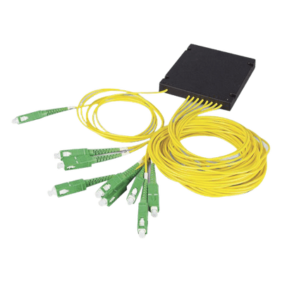 Splitter Óptico PLC / 1:8 / SC/UPC / 1260-1650 nm / -40°C a 85°C / Pigtail 1.0m