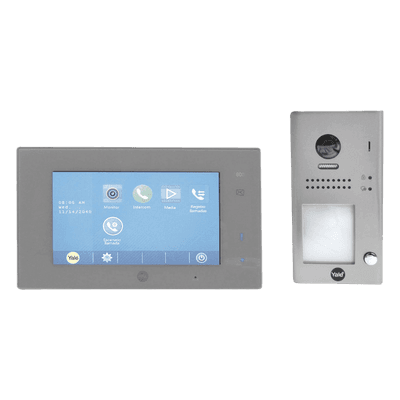 Kit de VideoPortero Manos libres: Frente de Calle y Monitor/ Hasta 16 Monitores / 2 Hilos