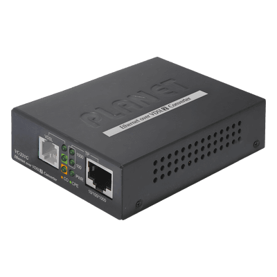 Convertidor de Medios / VDSL2 / RJ-45 / RJ-11 / POTS / 6.6W / Larga Distancia