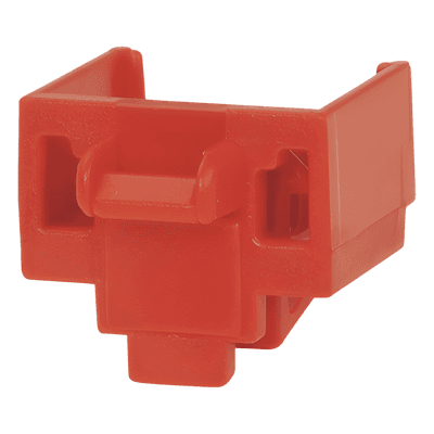 Kit de Bloqueo de Puertos RJ45 / 10 Unidades / Llave de Extracción Incluida / Rojo / -35°C a 93°C / RoHS