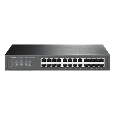 Switch Gigabit no administrable / 24 puertos 10/100/1000 Mbps / 35.7 Mpps / Escritorio o rack
