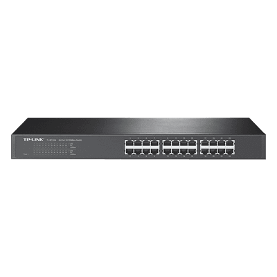 Switch / 24 Puertos 10/100 Mbps / Montaje en Rack / 35.7 Mpps Throughput / Auto MDI/MDIX