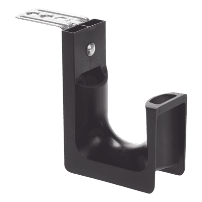 Sujetador tipo J-Hook / Soporte techo M5-M6-M10 / Capacidad 46 cables Cat6 / Carga 13.61 kg / Nylon 6.6 negro / 1 pieza