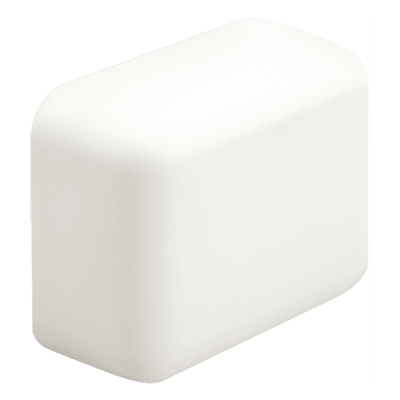 Tapa Final para Canaleta / LD3 / ABS / Blanco Mate / UL94V-0 / FT4 / 0°C a 50°C
