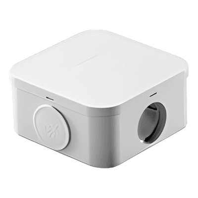 Caja de Derivación Estanca / PVC Auto-extinguible Libre de Halógenos / 4 Entradas / IP55 / 100x106x53 mm / Uso Exterior