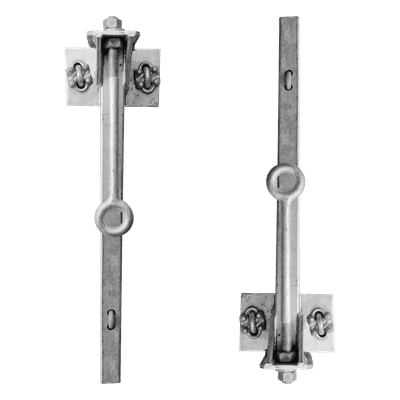 Herrajes para Línea de Vida / Acero Galvanizado en Caliente / 15 m (49.2 ft) entre Guías / 4.25 kg / Intemperie