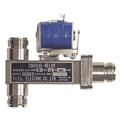 Relevador Coaxial para Antena SPDT / 10-14 Vcc / 500 W @ 1 GHz / 2 GHz Máx. / 50 Ω / 3×N Hembra