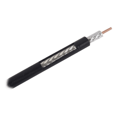 Cable Coaxial RF / 50 Ohm / RG-8/X / Blindaje 90 dB / Factor de Velocidad 84% / Baja Pérdida