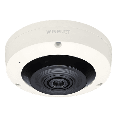 Fisheye IP Interior 6 Megapixel / WDR 120dB / IR 15m / PTZ Digital 8X / Video Analíticos Avanzados / Entrada y Salida de Audio y Alarma