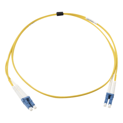 Jumper de Fibra Óptica Monomodo / LC/UPC Duplex / OFNR Riser / 1 Metro (3.28 Pies) / 10 Gigabit / XGLO