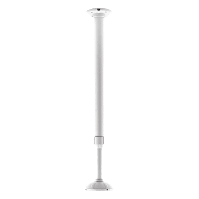 Soporte Telescópico Universal para Cámaras Domo y Bala / Color Blanco / 0.60 mts a 1.2 mts de Distancia (Ajustable)