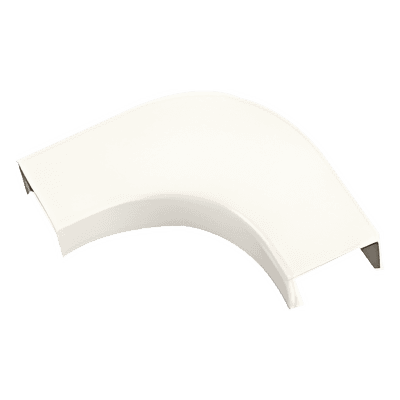 Curva de radio controlada / Canaleta LD10 / ABS / UL94V-0 / FT4 / 0 a 50°C / Blanco mate