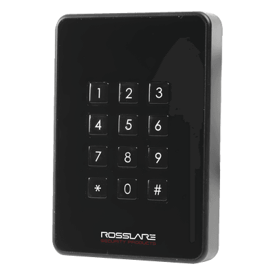 Lector de Tarjetas / Multiformato 13.56 MHz / NFC MIFARE BLE-ID / Teclado / Salida OSDP-Wiegand / 12 VCC