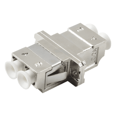 Acoplador de Fibra Óptica / Duplex LC/PC a LC/PC / Multimodo / Carcasa Metálica / ANSI/TIA/EIA-568-C3