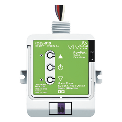 Control de Luminaria Inalámbrico / 0-10 V / 120-277 V / Hasta 3 Drivers / Alcance RF 9 m (29.5 ft) a través de Muros / Compatible con Sensores y Controles Pico