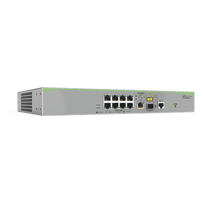Switch Administrable Capa 3 / 8 Puertos 10/100 Mbps / 1 Puerto Gigabit/SFP Combo / 3.6 Gbps / 2.68 Mpps