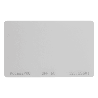 Tag UHF tipo Tarjeta / 960 MHz / EPC GEN 2 / ISO 18000-6C / 85.6 x 54 x 1 mm / Chip Alien H3