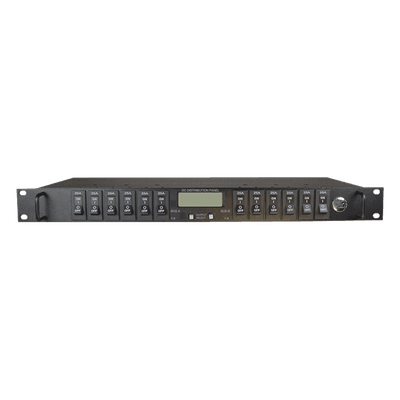 PDU Administrable IP, 12 Salidas para Brakers (No incluidos), Control de Energía Remoto, Doble Bus Inteligente de Distribución CD, Aplicaciones 12,24 y 48 Vcc.