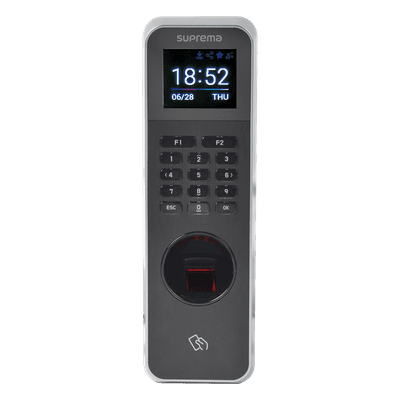 Terminal de Control de Acceso / Lector de Huella IP67 / Teclado / RFID-NFC Multitecnología / Bluetooth / 1.77" TFT LCD / 10,000 Usuarios