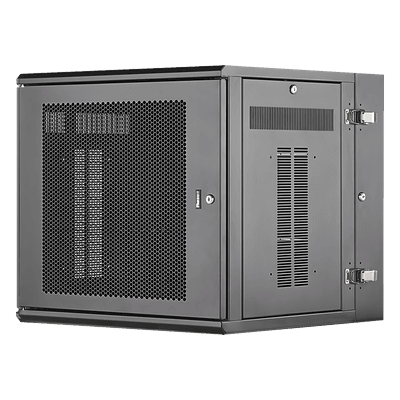 Gabinete de Montaje en Pared / 19in / 12 UR / 635mm (2.08ft) Profundidad / Puerta Ventilada / 250 lb Capacidad