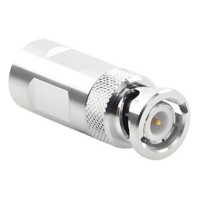Conector BNC Macho / Auto-sujetado / 50 Ω / 0–4000 MHz / Para cable FSJ150A