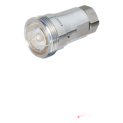 Conector RF Coaxial / DIN 7-16 Hembra / Cable 1/2" / IP68 1 m (3.3 ft) / Auto-Expandible / 50 Ohm / DC-7500 MHz