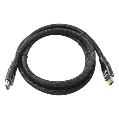 Cable HDMI Ultra-Resistente Redondo de 1.8m ( 5.9 ft ) Optimizado para Resolución 4K ULTRA HD