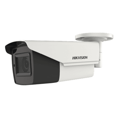 Bala TURBOHD 4K (8 Megapixeles) / Lente Mot. 2.7 a 13.5 mm / IR EXIR Inteligente 80 mts / Exterior IP67 / Soporta 12 Vcc & 24 VCA / dWDR