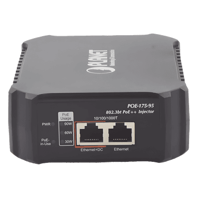 Inyector PoE 802.3bt 95 Watts Gigabit c/Fuente Interna