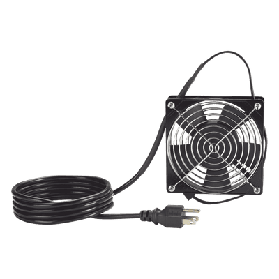 Ventilador para Gabinete / 115 Vca / 61 CFM / Cable 1.8 m (6 ft) / Dimensiones 119.1 x 119.1 x 25.4 mm