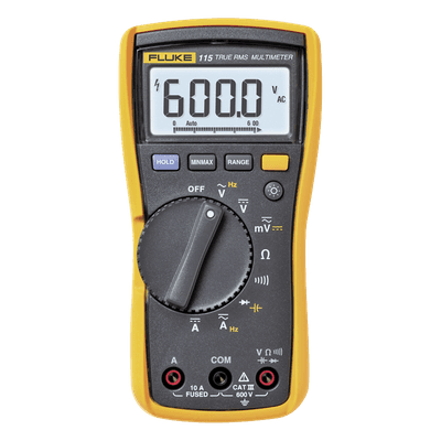 Multímetro Digital / Valor Eficaz Verdadero 6000 Recuentos / CAT III 600 V / Protección 6 kV / Pantalla LED Retroiluminada