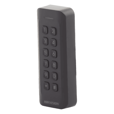 Lector de Tarjetas PROX / EM 125 kHz / Teclado Numérico / Wiegand W26/W34 / IP65 / Perfil Delgado
