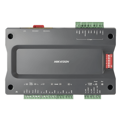 Controlador de Acceso para Elevadores / 128 Pisos / TCP-IP / 20,000 Tarjetas / 2 Lectores Wiegand o RS-485 / 5 Salidas de Relé
