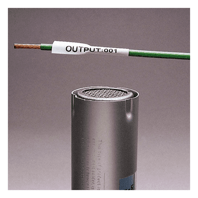 Etiqueta Termorretráctil / 8.6 mm (0.34 in) / 2.4 m (7.87 ft) / Poliolefina / 18-12 AWG / Blanco