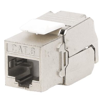 Módulo Jack Keystone / Cat6 Blindado STP / Toolless / RJ45 / 24-26 AWG / UL94-V0
